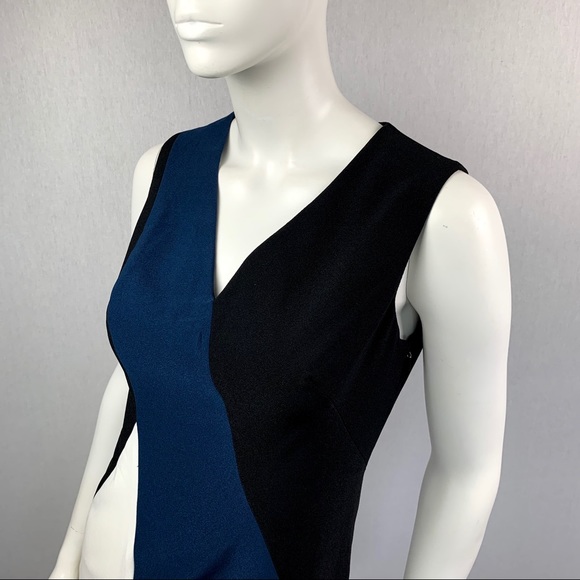 NWOT Anne Klein Colorblock Work Career Midi Dress - Picture 9 of 12